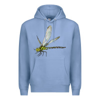 Colony Blue Blue And Yellow Dragonfly Premium Hoodie - LillyAllenDesigns