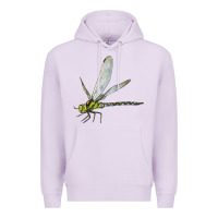 Lilac Blue And Yellow Dragonfly Premium Hoodie - LillyAllenDesigns