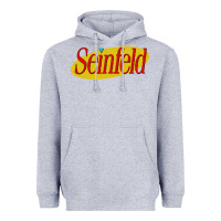 Heather Grey seinfeld Heavyweight Hoodie - DesigneFamous