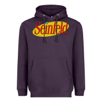 Plum seinfeld Heavyweight Hoodie - DesigneFamous