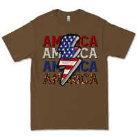 Cacao America with lightning bold Premium Tee - CowGirlArtShop