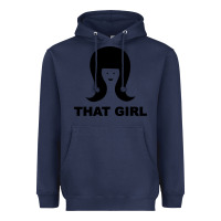 Navy that girl Heavyweight Hoodie - DesigneFamous