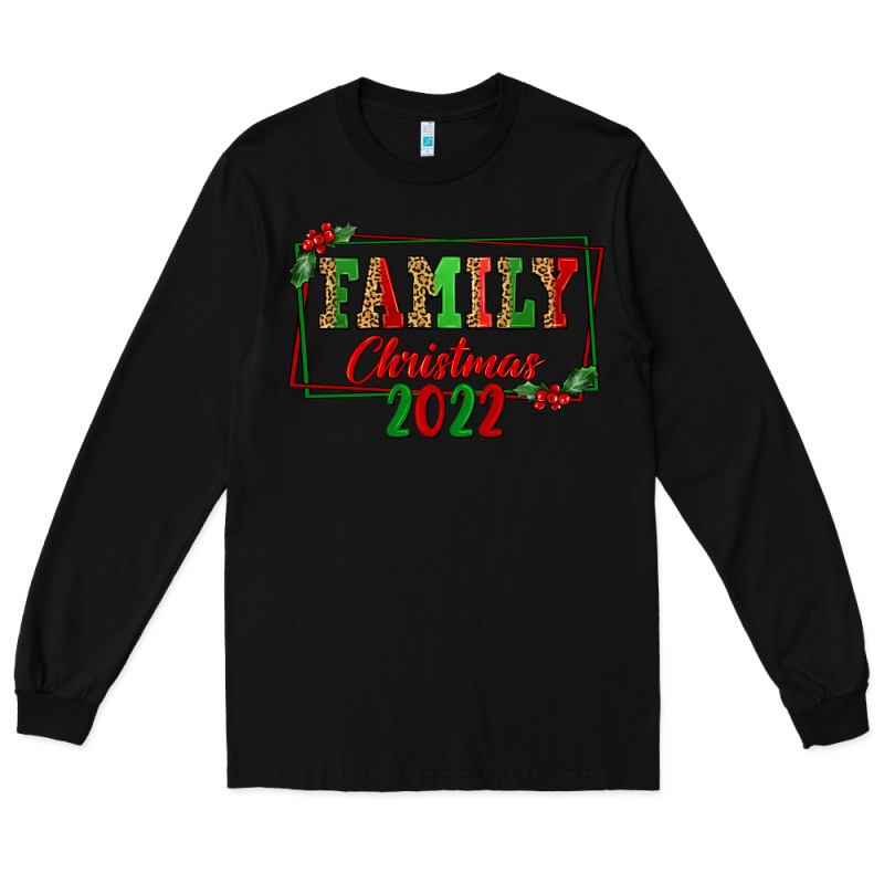 Family Christmas 2022 Long Sleeve Tee by FaDigitalArtStudio | Teevron