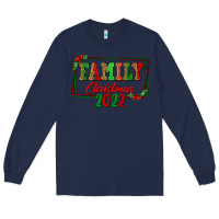 Navy Family Christmas 2022 Long Sleeve Tee - FaDigitalArtStudio