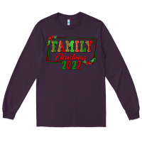 Plum Family Christmas 2022 Long Sleeve Tee - FaDigitalArtStudio
