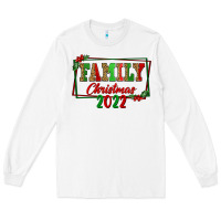 White Family Christmas 2022 Long Sleeve Tee - FaDigitalArtStudio