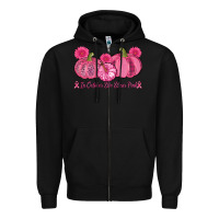 Black in october we wear pink pumpkins Zipper Hoodie - AdoDesignShop