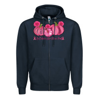 Navy in october we wear pink pumpkins Zipper Hoodie - AdoDesignShop