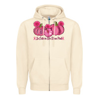 Sandshell in october we wear pink pumpkins Zipper Hoodie - AdoDesignShop