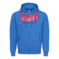 True Royal in october we wear pink pumpkins Zipper Hoodie - AdoDesignShop