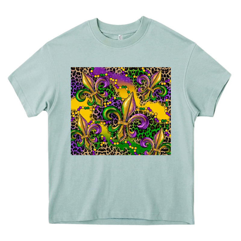 Mardi Gras Fleur De Lis Heavy Core Tee by CowGirlArtShop | Teevron