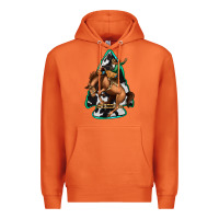 Carrot bucking bronco arrowhead Premium Hoodie - Jasminsmagicworld
