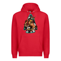 Red bucking bronco arrowhead Premium Hoodie - Jasminsmagicworld