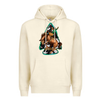 Sandshell bucking bronco arrowhead Premium Hoodie - Jasminsmagicworld