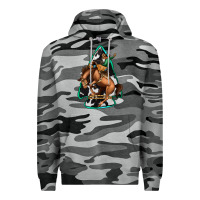 Slate Camo bucking bronco arrowhead Premium Hoodie - Jasminsmagicworld