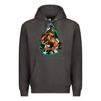 Smoke bucking bronco arrowhead Premium Hoodie - Jasminsmagicworld