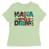 Matcha mama needs a drink Ladies Tee - OliviaCreatesArt