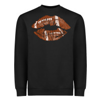 Black football lips Heavyweight Sweatshirt - AdoDesignShop