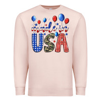 Pale Pink made in usa Premium Sweatshirt - JahusDesignShop