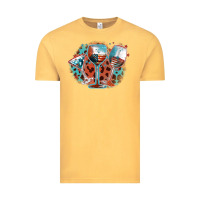 Vintage Mustard American wines Vintage Tee - FaDigitalArtStudio