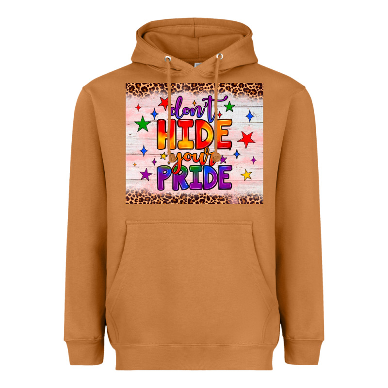 Don't Hide Your Pride Tumbler Heavyweight Hoodie by JahusDesignShop | Teevron