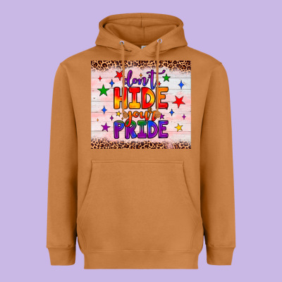 Don't Hide Your Pride Tumbler Heavyweight Hoodie Designed By Jahusdesignshop