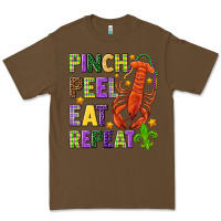 Cacao Pinch peel eat repeat crawfish Premium Tee - HowdyJamesFarm