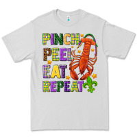 Dove Grey Pinch peel eat repeat crawfish Premium Tee - HowdyJamesFarm