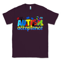 Plum Autism acceptance Classic Tee - CowGirlArtShop