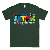 Sports Green Autism acceptance Classic Tee - CowGirlArtShop