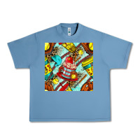 Pebble Blue softball coffee cup and bat with leopard seamless pattern bbs Urban Heavy Tee - BundleAndBundleShop