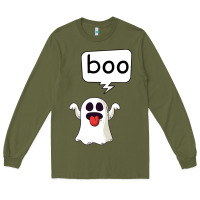 Army Green Boo Long Sleeve Tee - Bettercallsaul