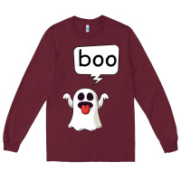 Burgundy Boo Long Sleeve Tee - Bettercallsaul