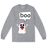 Heather Grey Boo Long Sleeve Tee - Bettercallsaul