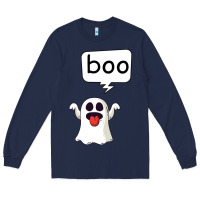 Navy Boo Long Sleeve Tee - Bettercallsaul