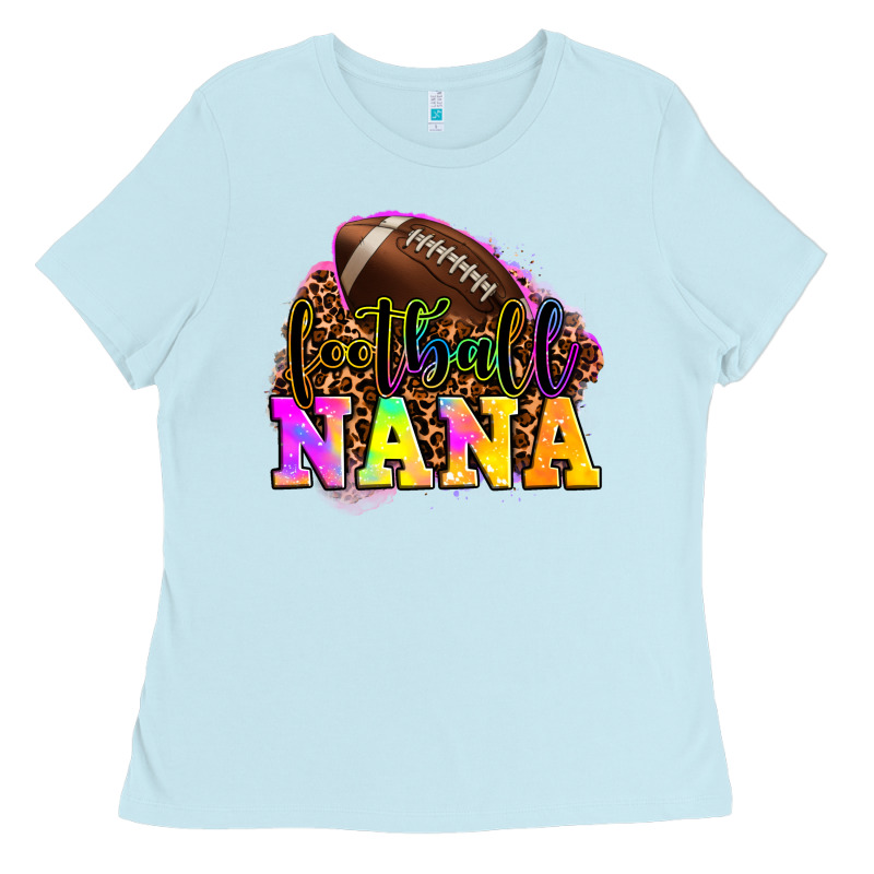Football Nana Ladies Tee by OliviaCreatesArt | Teevron