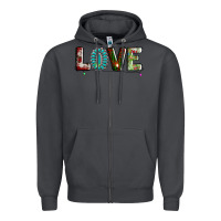 Smoke love christmas gemstone Zipper Hoodie - AdoDesignShop