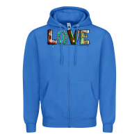 True Royal love christmas gemstone Zipper Hoodie - AdoDesignShop