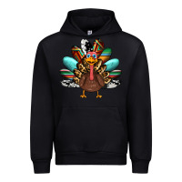Black thanksgiving turkey Urban Hoodie - RanaPortraitStore