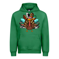 Emerald thanksgiving turkey Urban Hoodie - RanaPortraitStore