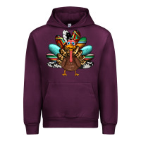 Mauve Wine thanksgiving turkey Urban Hoodie - RanaPortraitStore