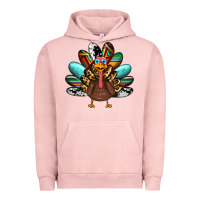 Pigment Salmon thanksgiving turkey Urban Hoodie - RanaPortraitStore