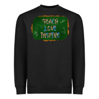 Black teach love inspire chalkboard Heavyweight Sweatshirt - AdoDesignShop