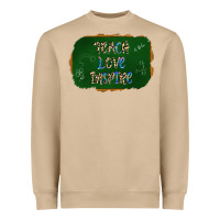 Mushroom teach love inspire chalkboard Heavyweight Sweatshirt - AdoDesignShop