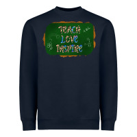 Teach Love Inspire Chalkboard Heavyweight Sweatshirt | Teevron