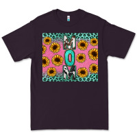 Plum Mom sunflower glitter Premium Tee - CowGirlArtShop