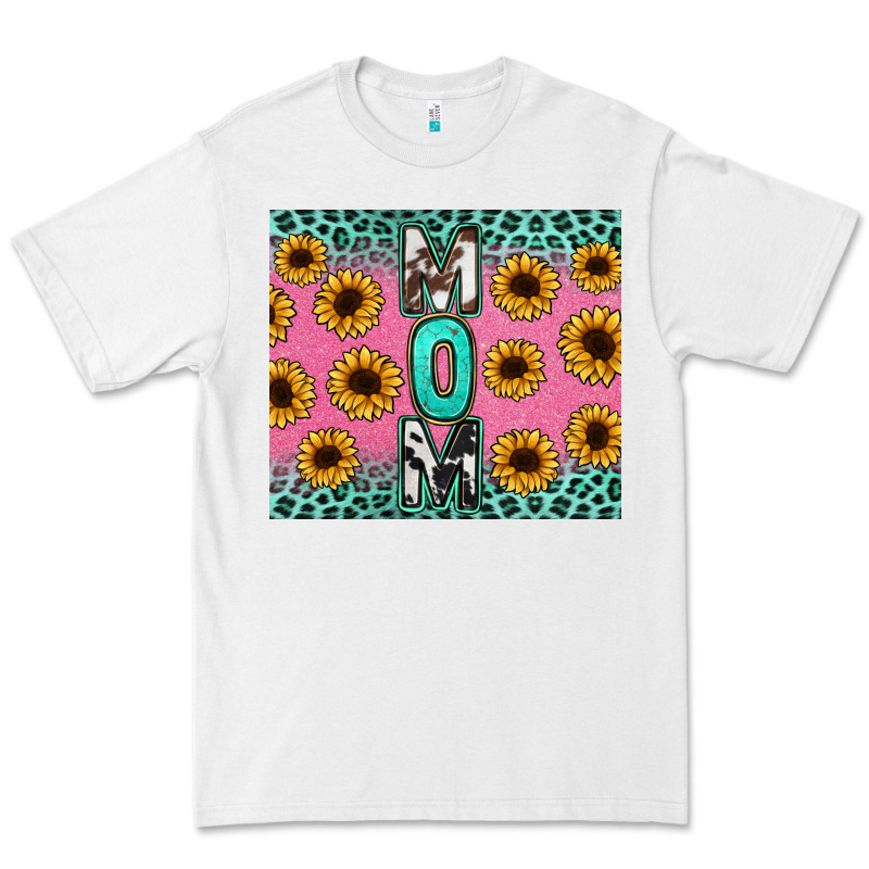 Mom Sunflower Glitter Premium Tee by CowGirlArtShop | Teevron
