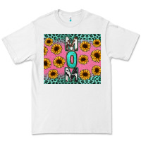 White Mom sunflower glitter Premium Tee - CowGirlArtShop