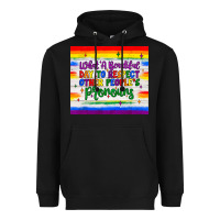 Black what a beautiful day to respect other people's pronouns  tumbler Heavyweight Hoodie - JahusDesignShop