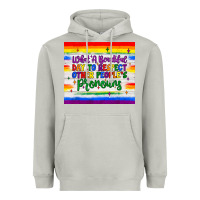 Moon Dust what a beautiful day to respect other people's pronouns  tumbler Heavyweight Hoodie - JahusDesignShop